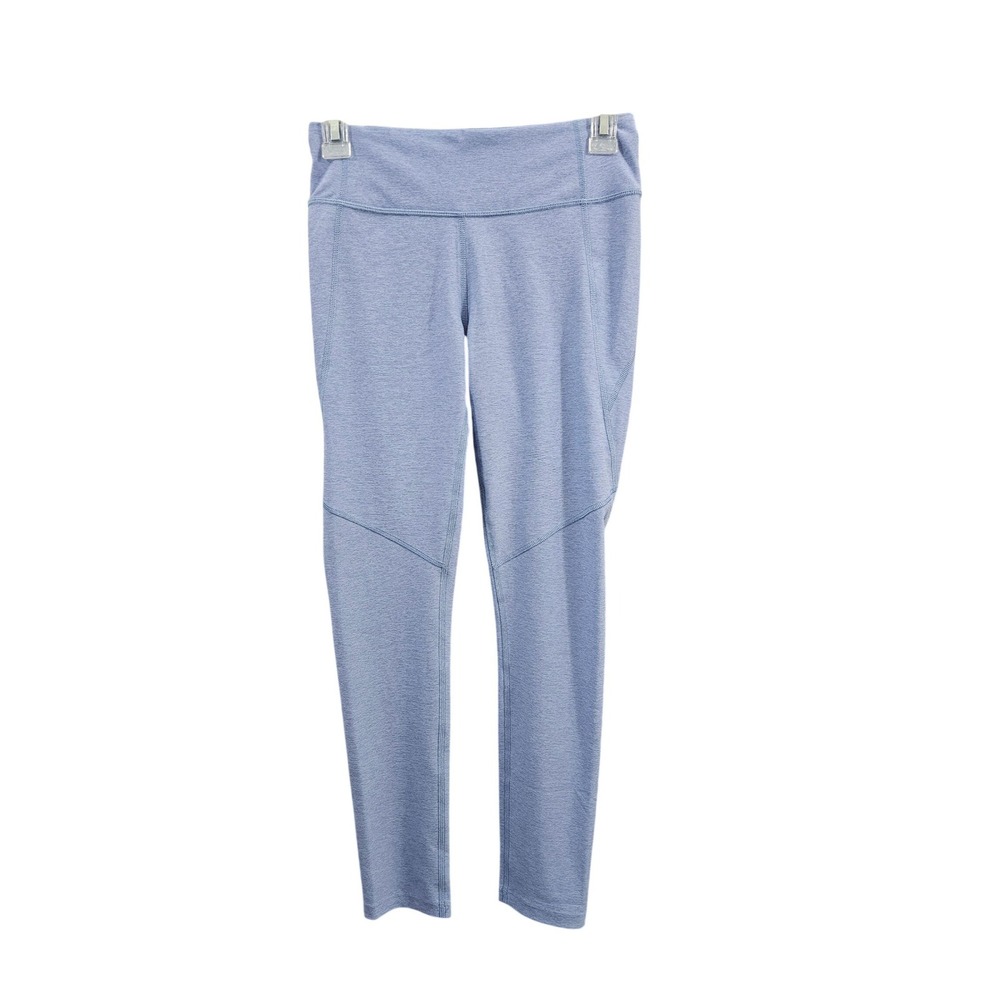 Outdoor Voices Light Blue Heathered Athletic‎ Yoga Workout Leggings Size Small